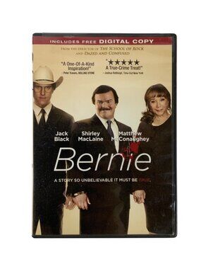 Bernie DVD Movie 2011 Comedy Crime Film PG-13 Black MacLaine McConaughey